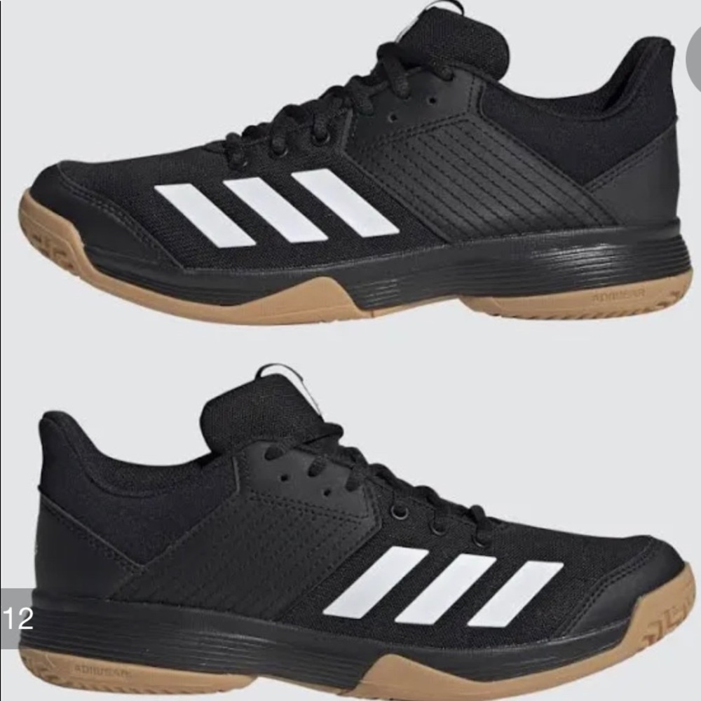 Black Adidas Ligra 6 Volleyball Shoes